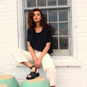 Free People Oversized Pocket T-Shirt